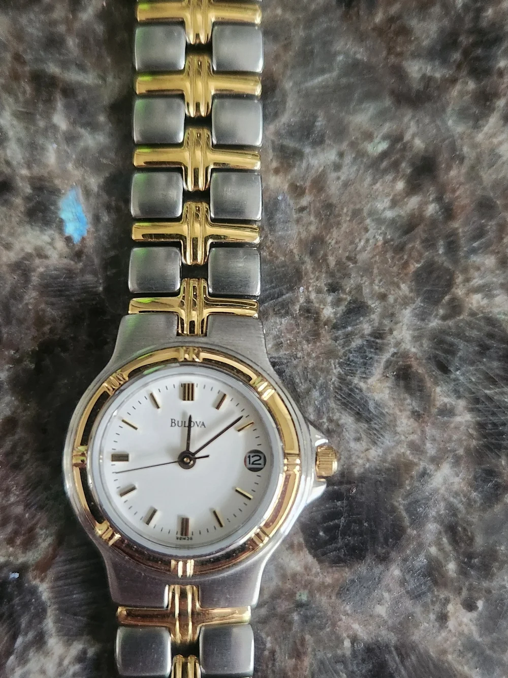 Bulova Two-Tone Gold & Silver Women's Watch